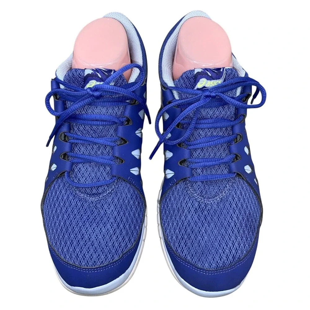 ASICS Gel-Fit Tempo Women's 9.5 Blue S563N Running Shoes Cross Training Lace Up